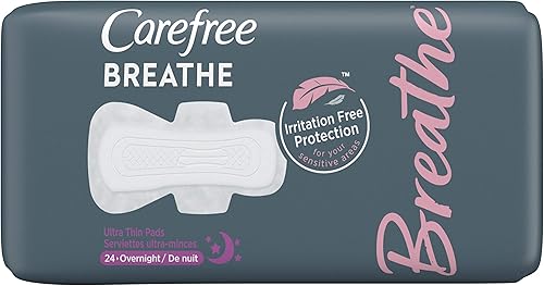 Miniatura 2 de Carefree Breathe - Toallas sanitarias regulares ultra delgadas, X301553300, Por la noche, Blanco, 1