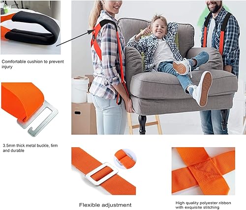 Miniatura 3 de Correas móviles que levantan el aparato del sistema de elevación y movimiento de una persona para 2 personas