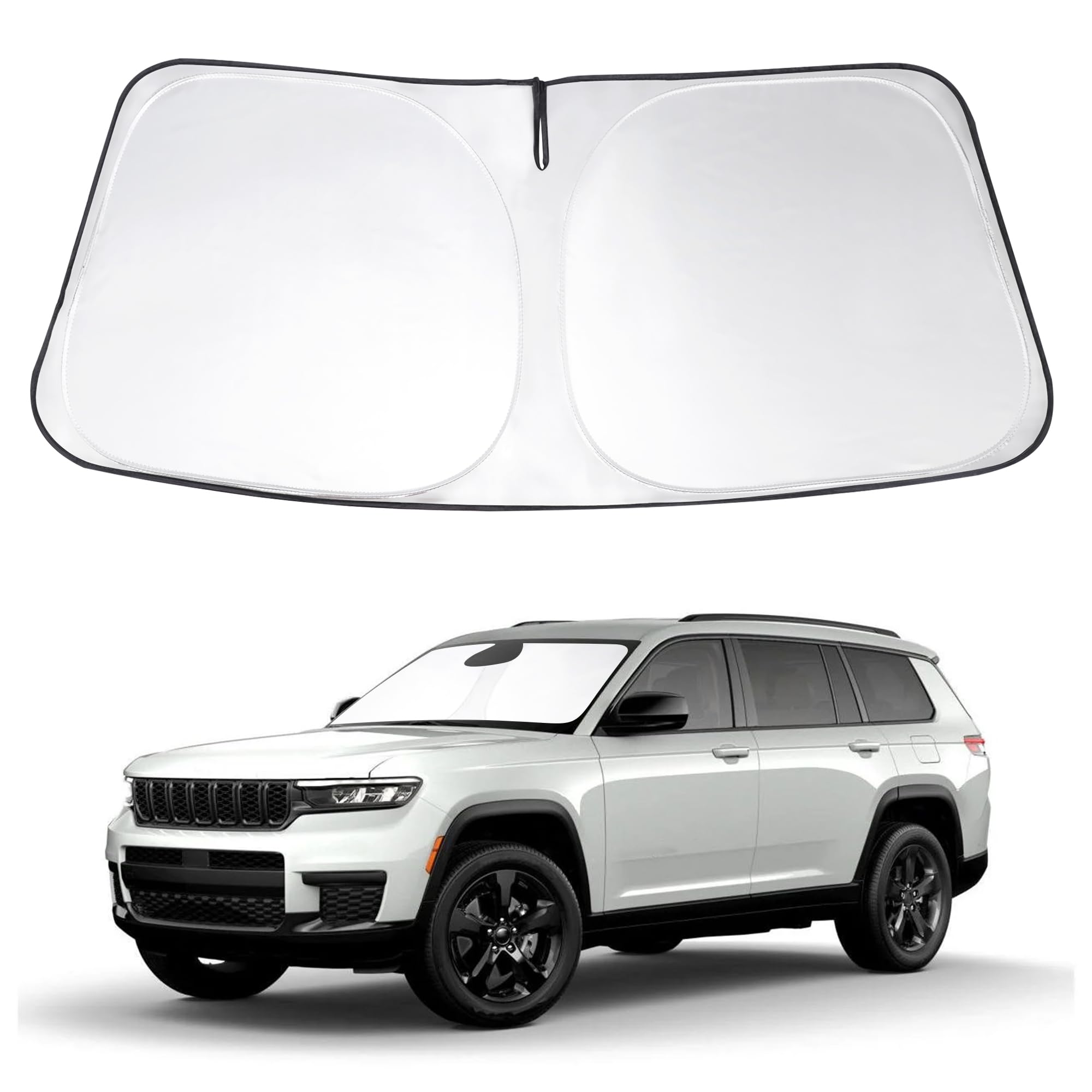 Windshield Sun Shade Sunshade for 2021-2026 Jeep Grand Cherokee L