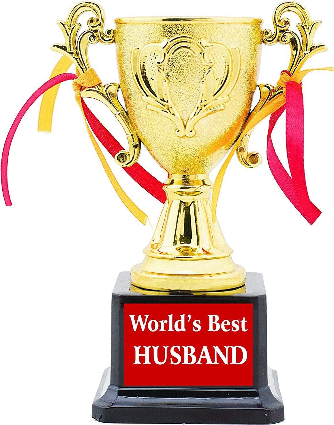 Worlds Best Husband Trophy for Birthday Valentine Gift (6.5 inch)-picture-28