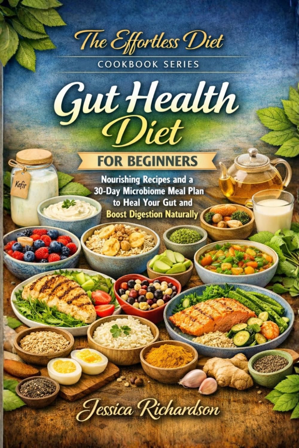 Gut Health Diet for Beginners: Nourishing Recipes and a 30-Day Microbiome Meal Plan to Heal Your Gut and Boost Digestion Naturally (The Effortless Diet Cookbook Series)