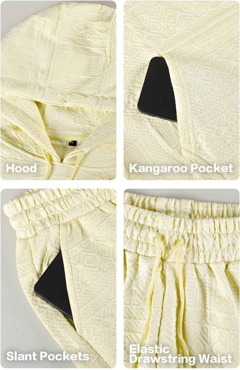 GINGTTO Mens Tracksuit 2 Piece Pullover Jogging Activewear Casual Sweatsuit Sets for Men - Image 6