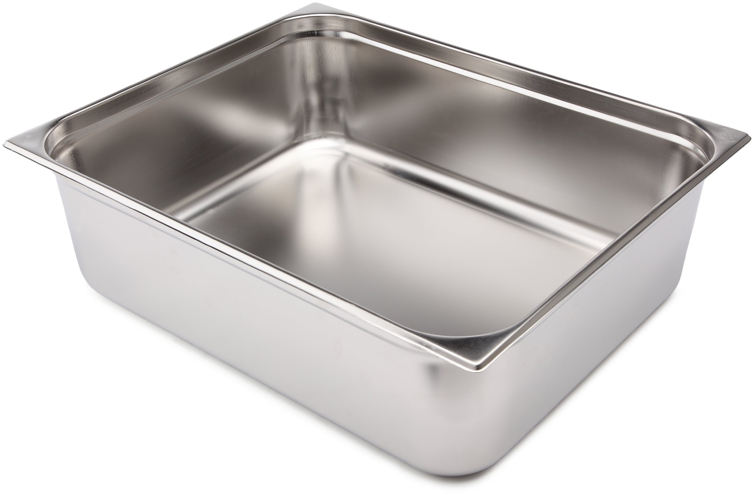 LACOR 66020Z - Cubeta Gastronorm 2/1 530x650x200 Acero Inoxidable | En acero inoxidable, conserva y transporta alimentos; ideal para cocina profesional y uso diario en casa, versátil y duradero