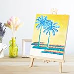 15 Pack Unfinished Wood Canvas Boards, Blank Wooden Panel Boards, Wood Paint Pouring Panels for Painting Drawing Home Decor DIY Crafts (3 Sizes)