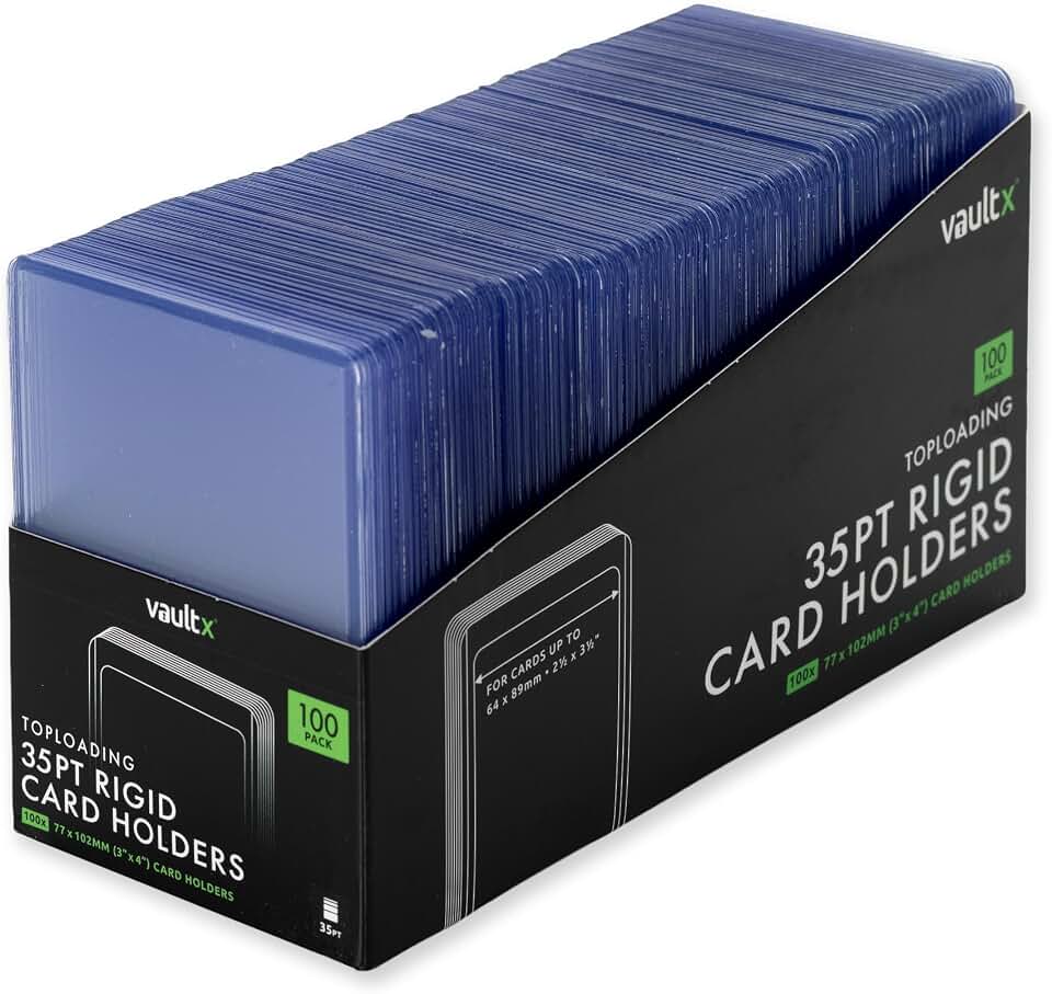 Vault X Toploaders 35pt Rígidos Transparentes (Pack de 100)