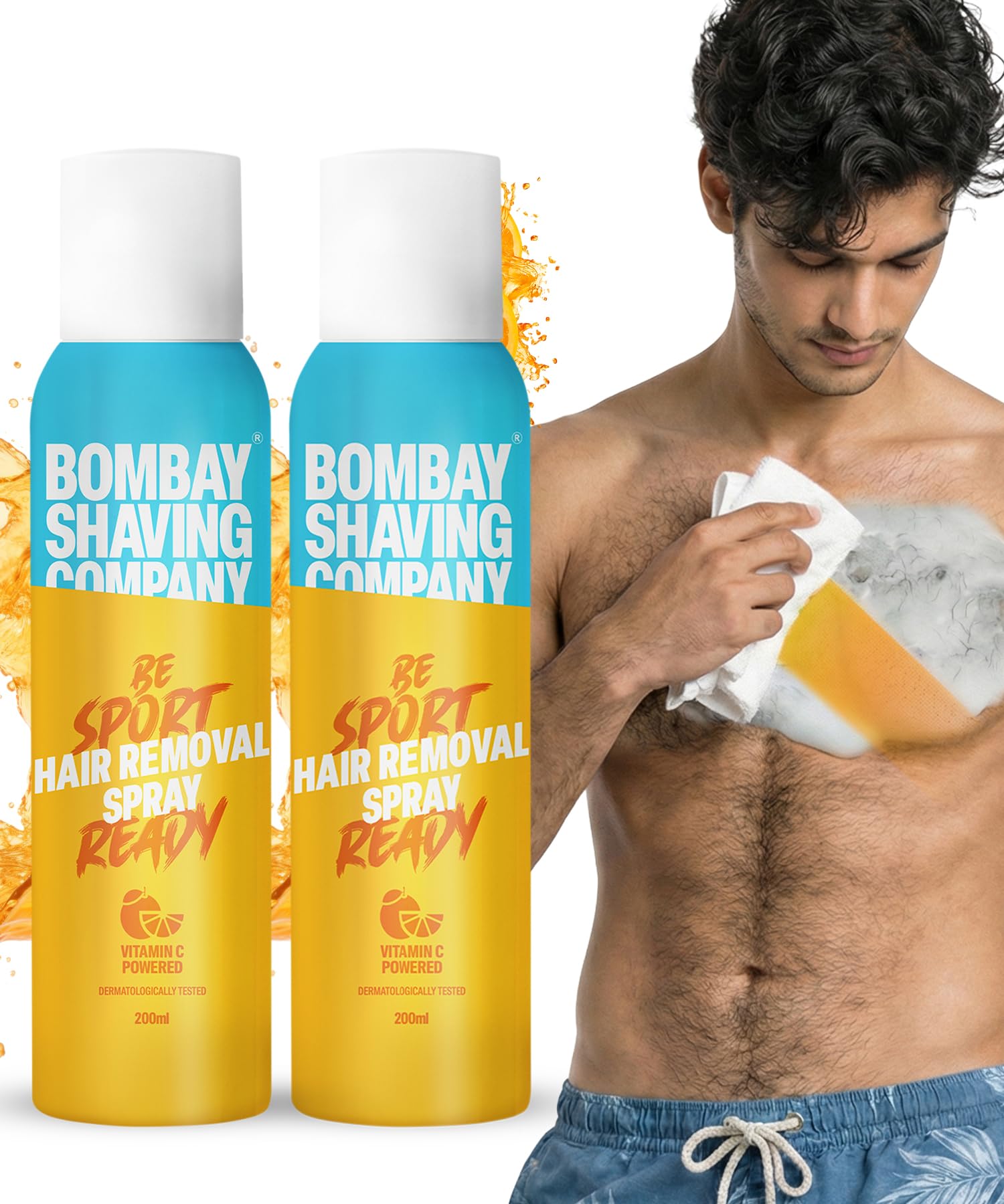 Bombay Shaving Company Sports Ready Hair Removal Spray - Pack of 2-image-3