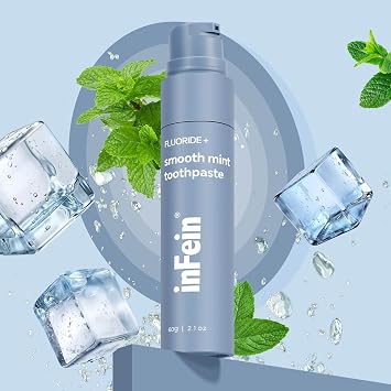 Smooth Mint Flavoured Fluoride Toothpaste, Classic Cool Freshness for Effective Daily Cleaning
