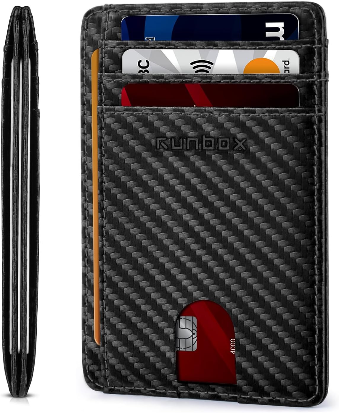 Slim Minimalist Front Pocket RFID Blocking Leather Wallets for Men and Women Card Holder Wallets Gifts for men