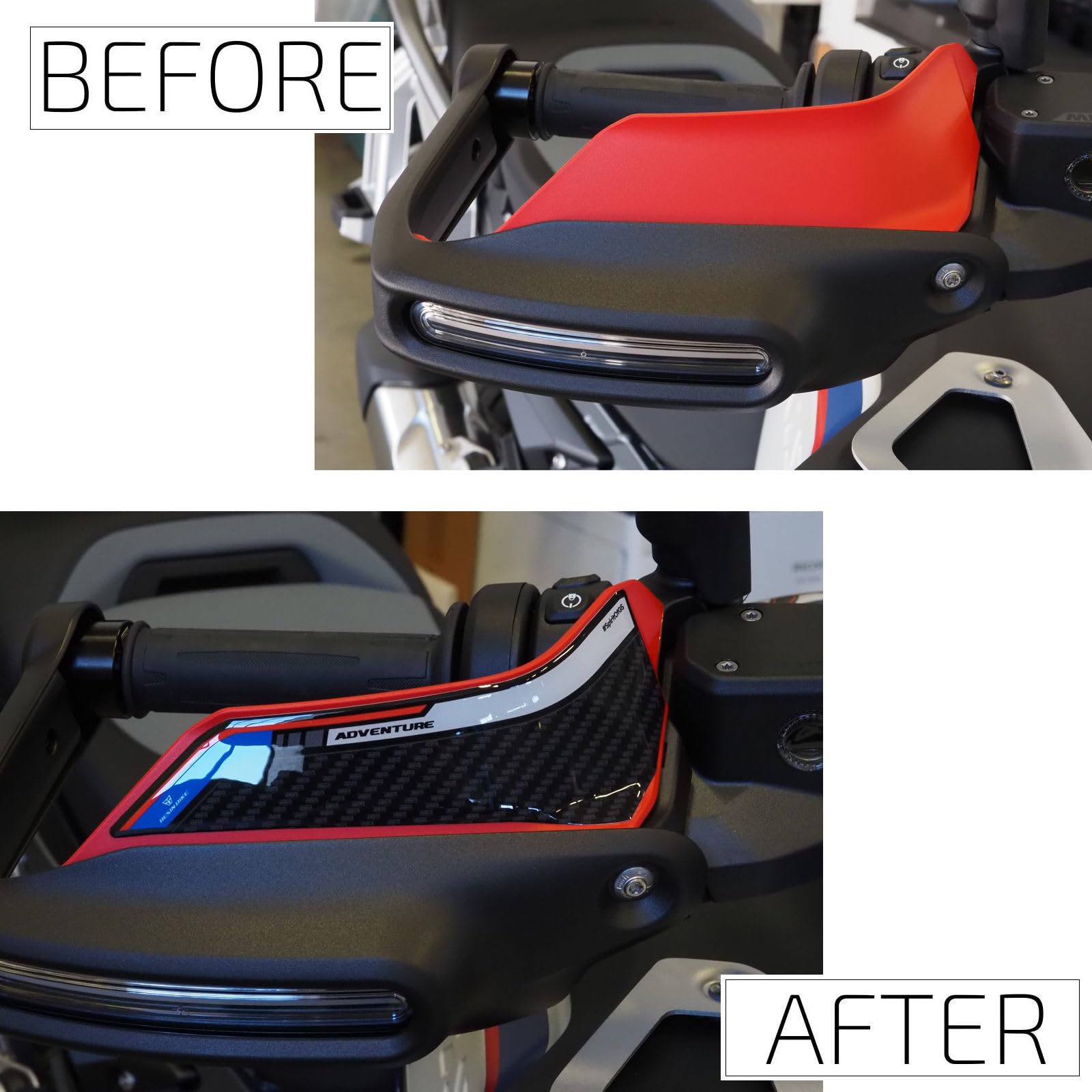 Adhesivos De Protección 3D Para BMW R 1300 GS (2023-2025) - Resistentes A Impactos, Agua Y UV, Hechos En Italia