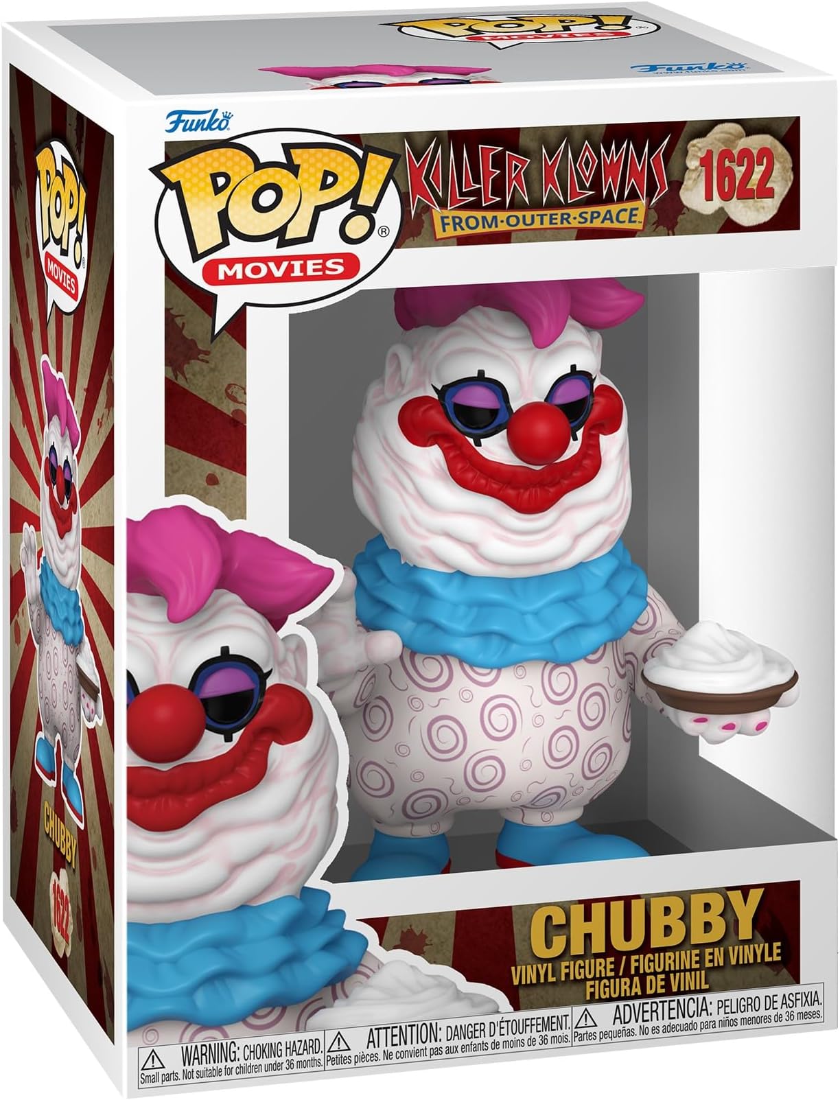 Pop! Movies: KKOS - Chubby - Killer Klowns from Outer Space - Collectable Vinyl Figure - Gift Idea - Official Merchandise - Toys for Kids & Adults - Movies Fans - Model Figure for Collectors