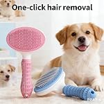 7 in-1 Dog Bath Grooming Kit – Dog Shampoo Brush, Deshedding & Massage Brush, Bath Gloves, Detangling Dog Comb For Short Long Haired Dogs and Cats
