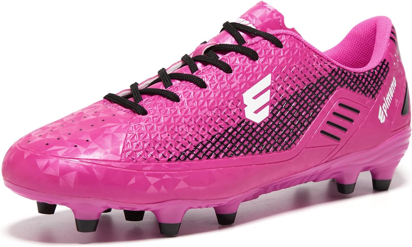 Women's Soccer Cleats for Men Lightweight Outdoor Rugby Football Shoes with Enhanced Grip and Comfort