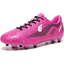 Womens Soccer Cleats for Men Lightweight Outdoor Rugby Football Shoes with Enhanced Grip and Comfort