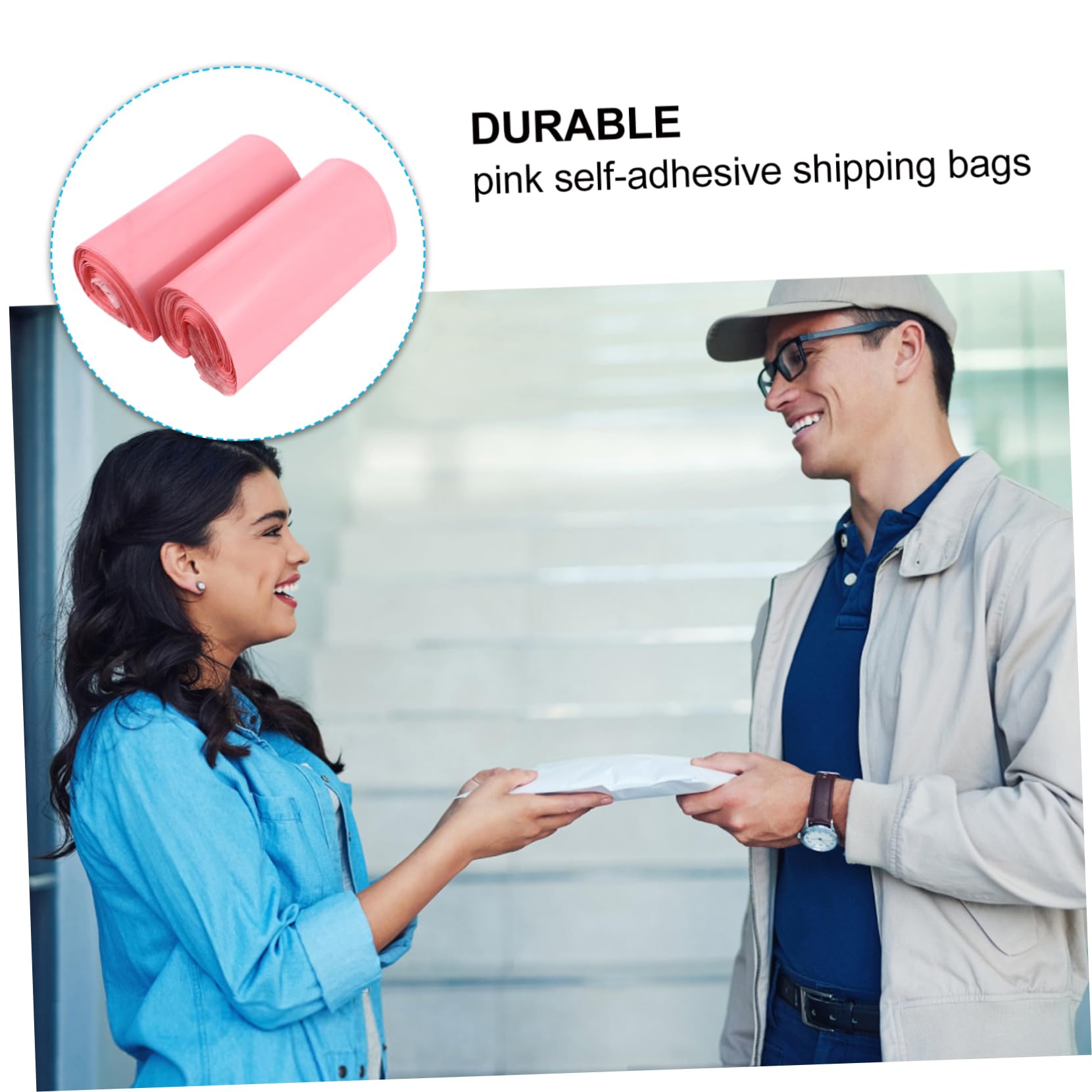 NUOBESTY 800 Pièces De Courrier Sacs D'Expédition De Logistique Sacs Enveloppes Mailers Enveloppe Étanche Mailer Auto-Scellant Enveloppes