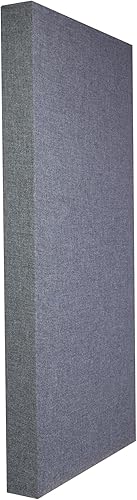 Miniatura 11 de ATS Acoustics Panel acústico para trampa para graves con tela Sona, rango bajo, 24 x 48 x 4 pulgadas (azul ahumado) Azul (Smoke),Carbón