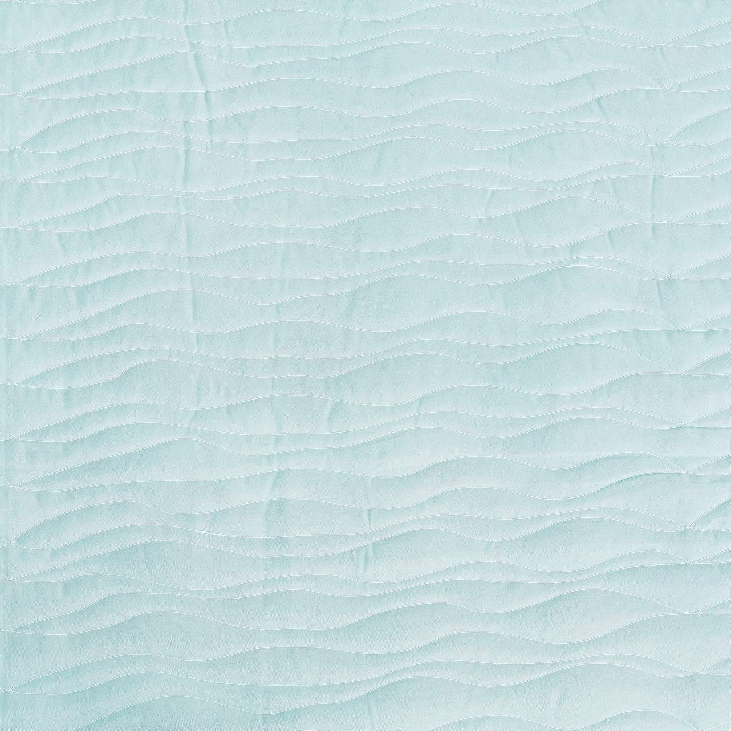 C&F Home Deep Blue Sea Waves King 3 Piece Quilt Set with 2 Shams All Season Reversible Lightweight Microfiber Summer Beach Ocean Coastal Bedspread Coverlet King 3 Piece Set Aqua