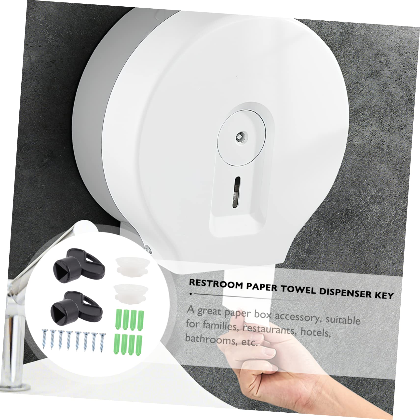 Dispenser Carta Igienica Grande Rotolo - Acciaio Inox, Per Rotoli Fino A 400 Mt (max Ø300 Mm), Con Serratura
