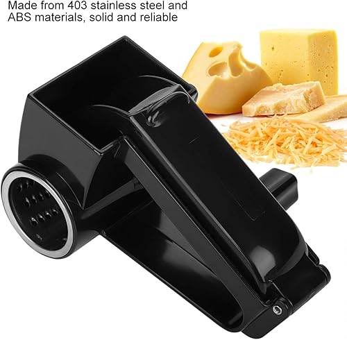 Miniatura 3 de Rallador de queso giratorio para cocina, ralladores de queso manuales con tambor de acero inoxidable para rallar queso duro, chocolate, nueces