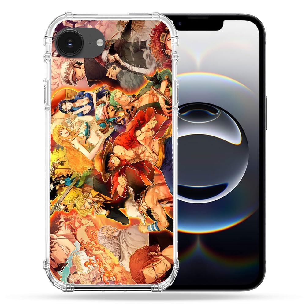 Cokitec Reinforced Case for iPhone 16e Manga One Piece Nakama