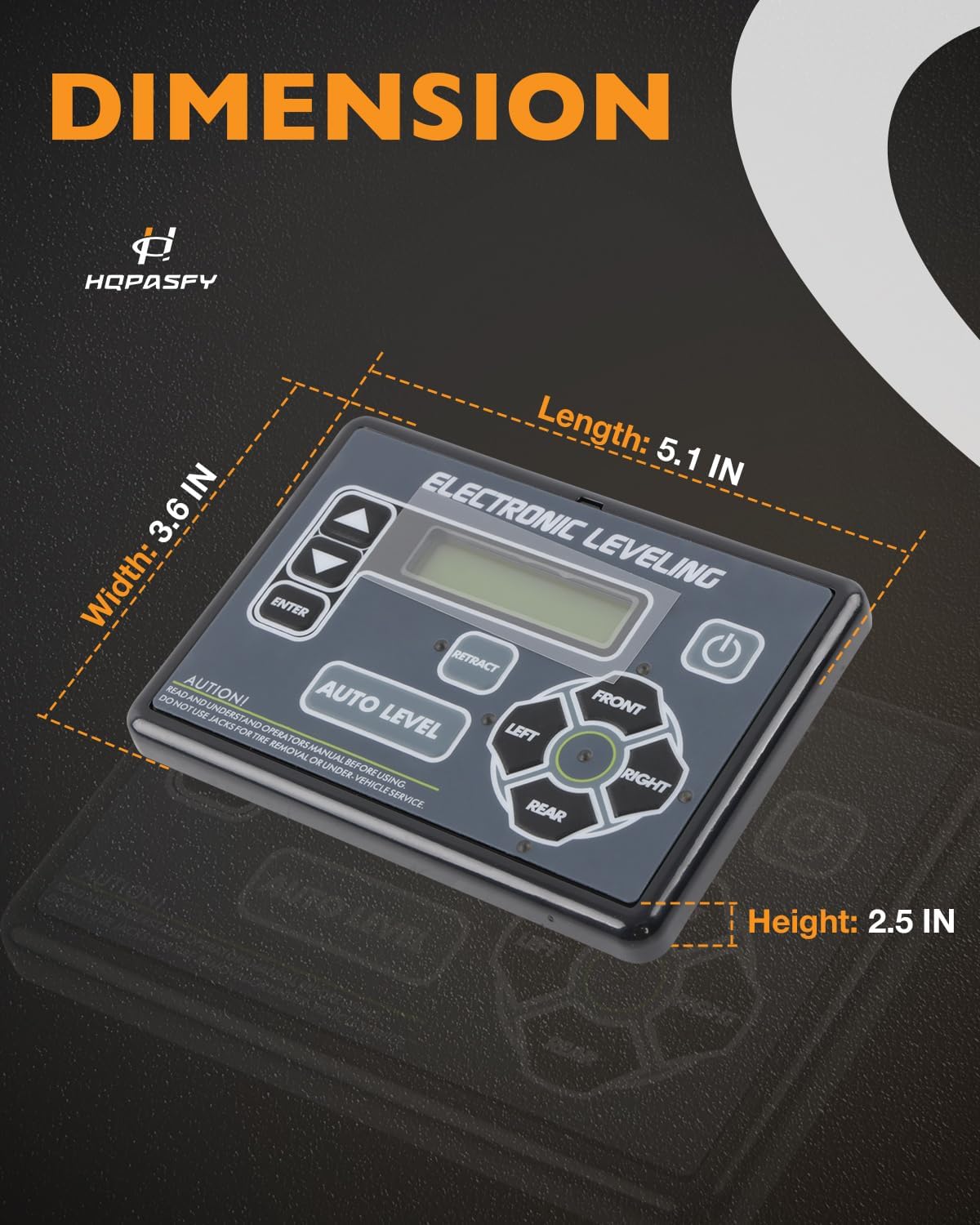 HQPASFY 421484 RV Leveling System Touchpad Control Panel Compatible with Lippert 5th Wheel & Ground Control Travel Trailer Leveling System, RV Auto Leveling System Touchpad with Auto-Leveling Button