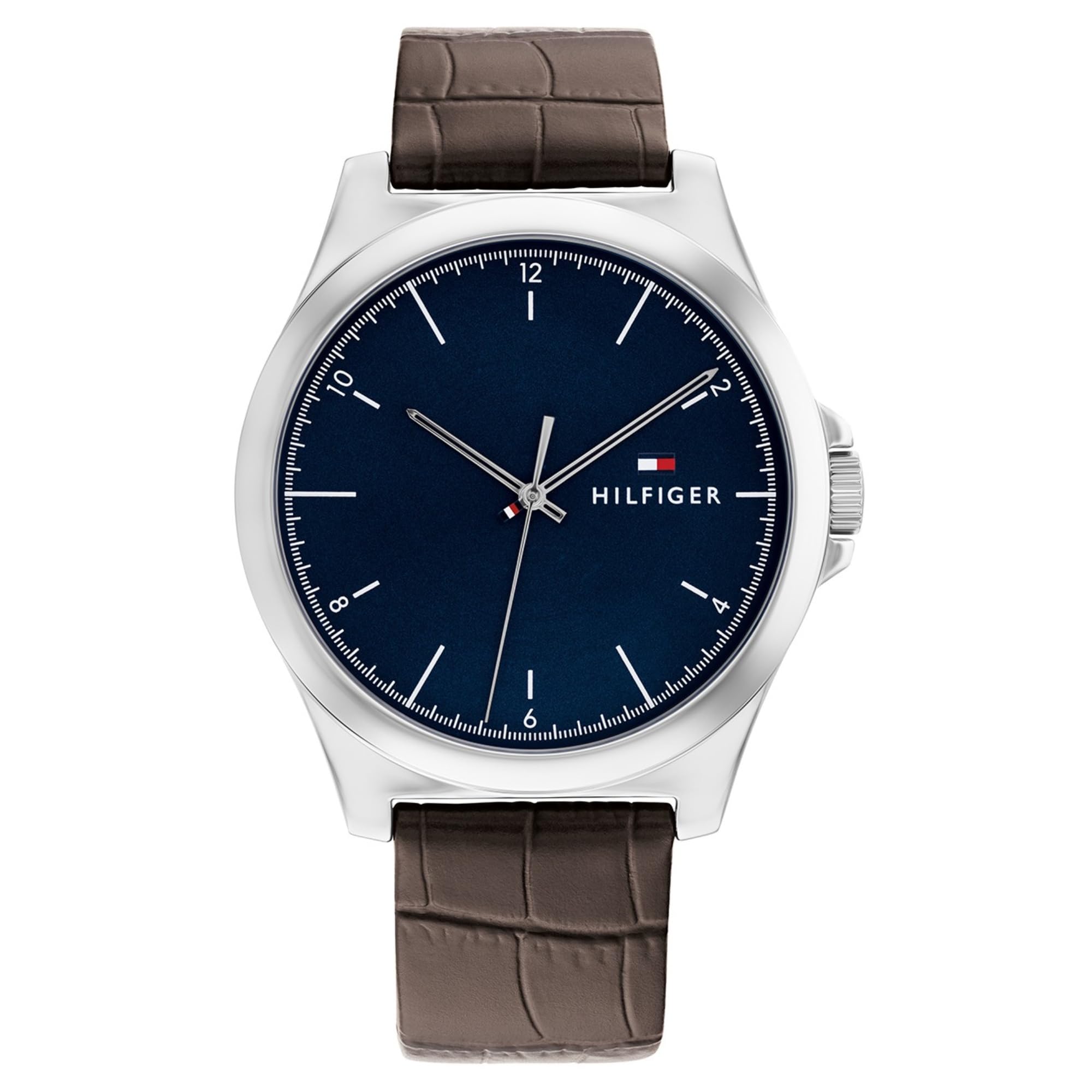 tommy hilfiger Quartz Navy Dial Leather Strap Watch for Men-picture-45