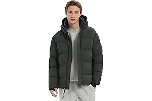 Orolay Men's Puffer Down Jacket: A Versatile, Quilted Winter Essential