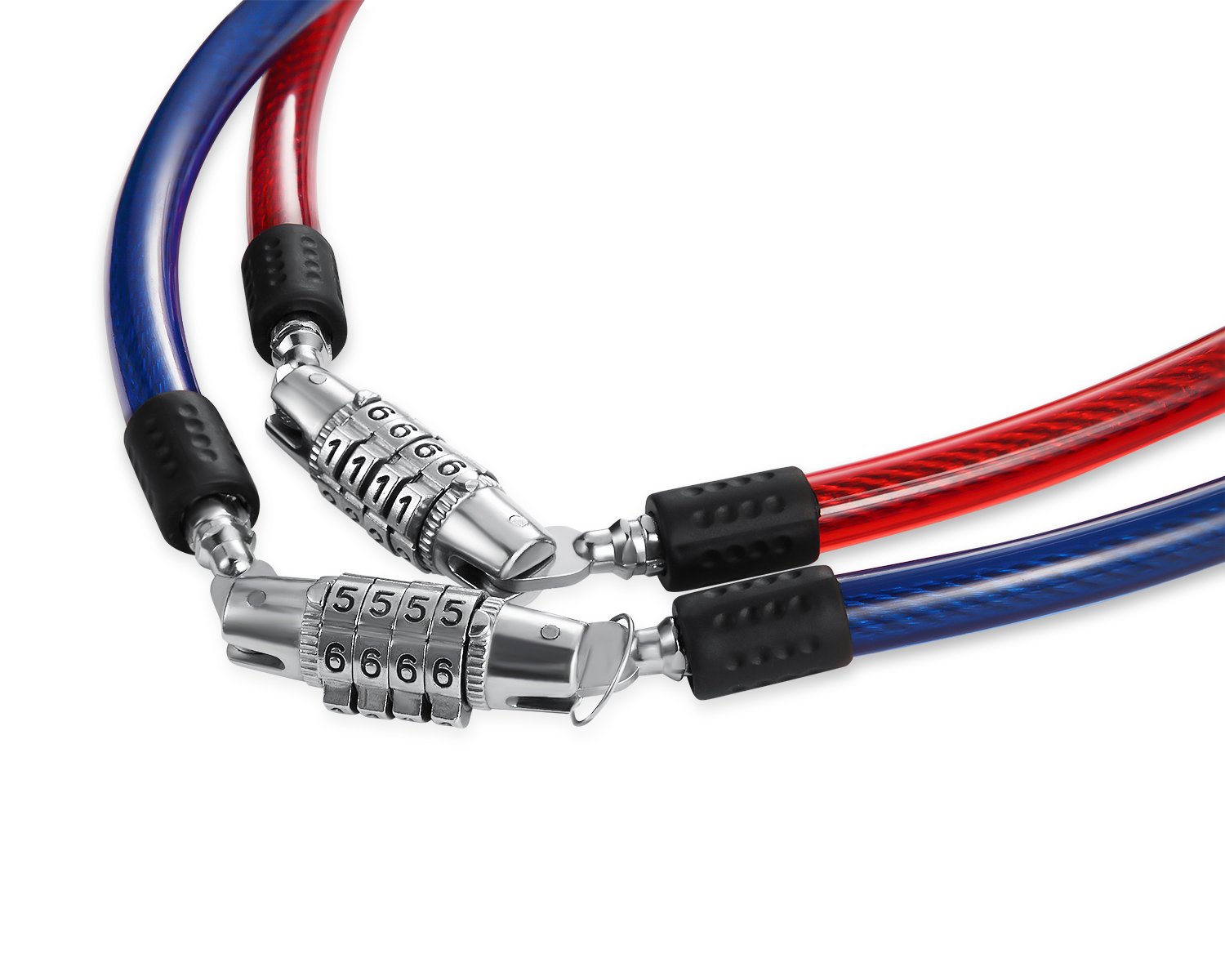 Zoook Moto69 BK302-R Multipurpose Rugged Number Cable Steel Spiral