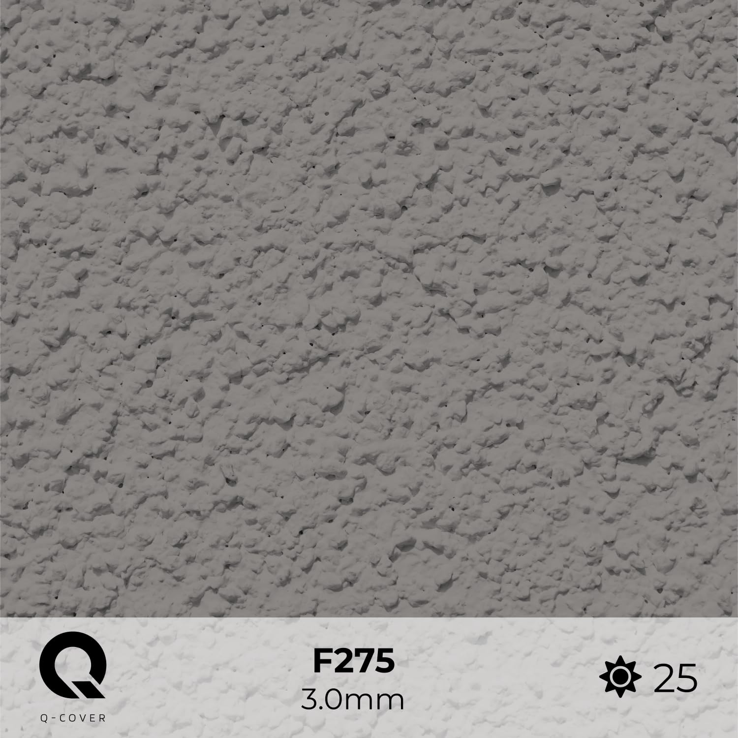Intonaco In Resina Siliconica Grigio Scuro Freddo F275 7kg 3mm