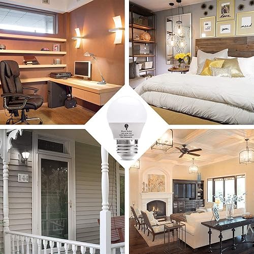 Bluex Bulbs Paquete de 8 BlueX Bombillas LED G14 de 3W 4000K Blanco Frío - Equivalente a 25W - Base E26 120V - Bombillas de Luz Nocturna Pequeñas