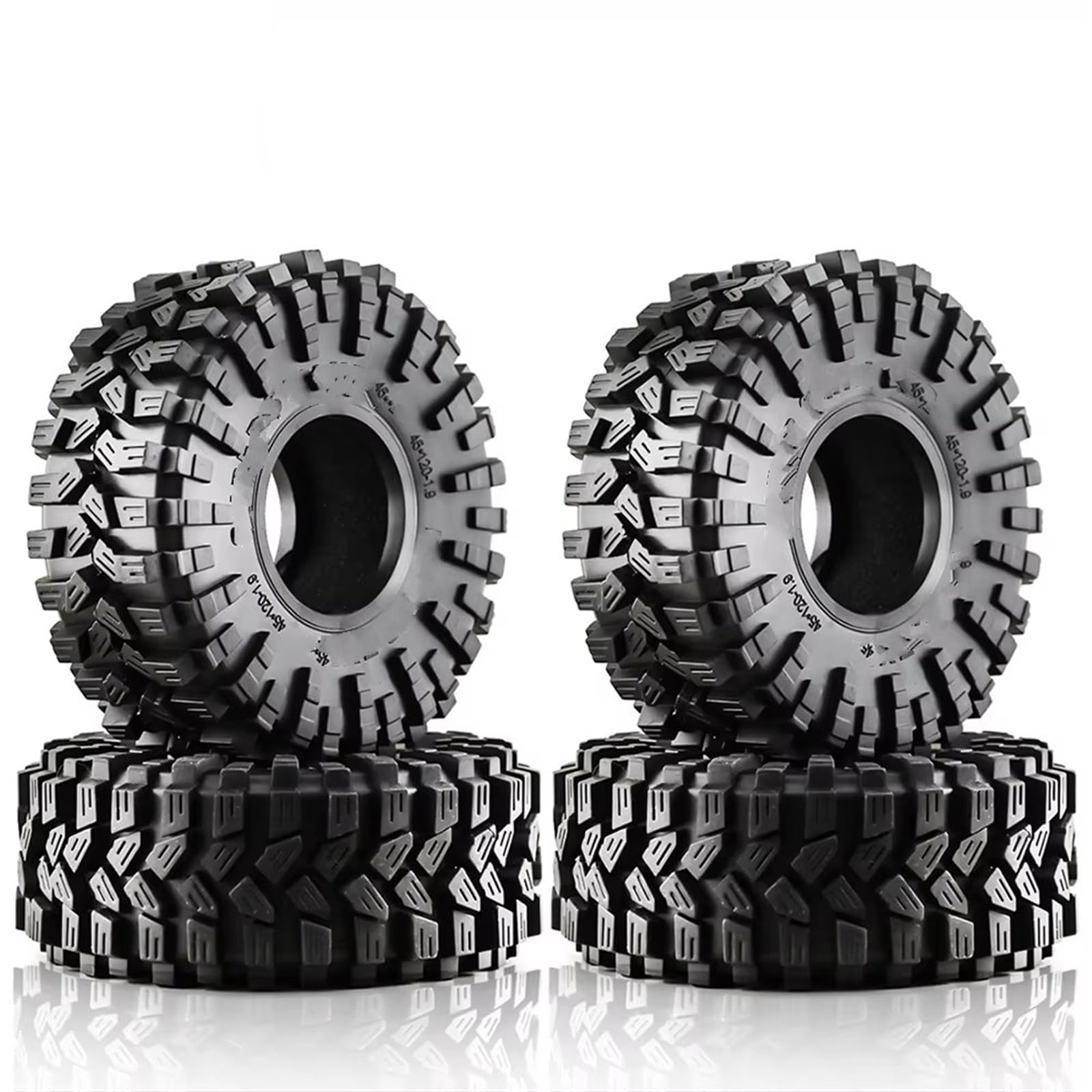 Pneus RC 1.9 120mm accessoires de rechange Axial SCX10 TRX4 Capra