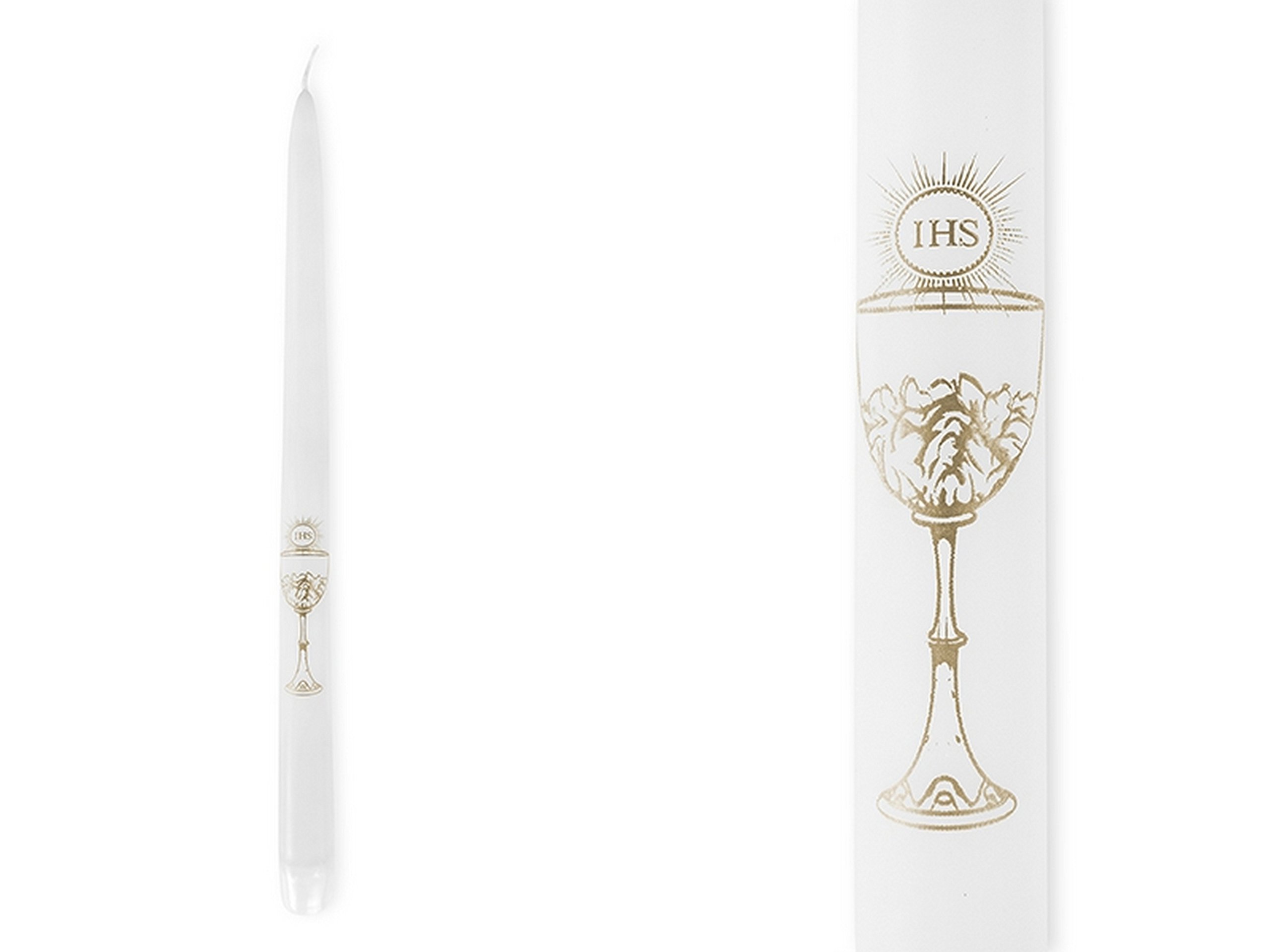 Mesa velas Comunión 4 St. Color Blanco primera Comunión Confirmación velas mesa decoración