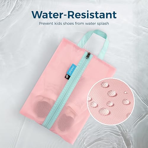 Miniatura 3 de pack all Bolsa de zapatos para niños para viajes, bolsa de zapatos resistente al agua para gimnasio, bolsa de tacos de fútbol resistente al olor