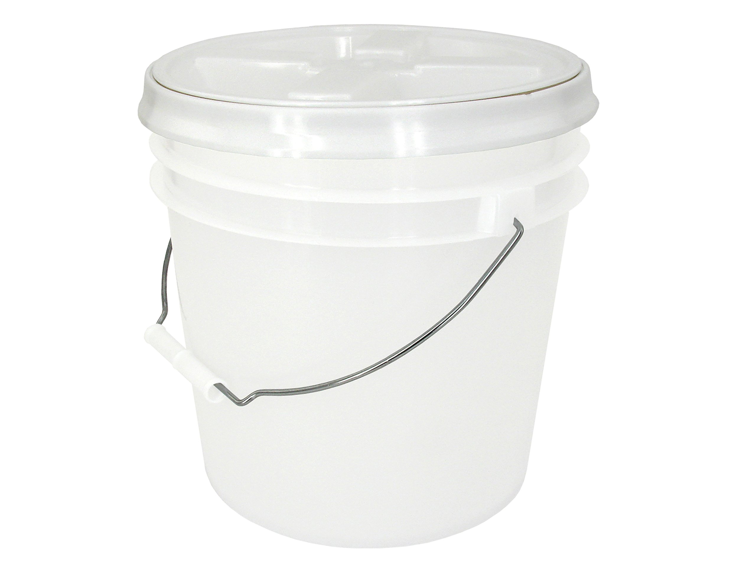 API KirkNatural 2 Gallon Bucket with Gasketed Lid (White(Gamma), 1)