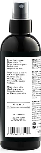 Miniatura 8 de Aromasong Grapefruit - Spray de magnesio ultra puro extra fuerte  Paquete de 2  (23 mg de magnesio en cada aerosol) 8 onzas, conocido por ser