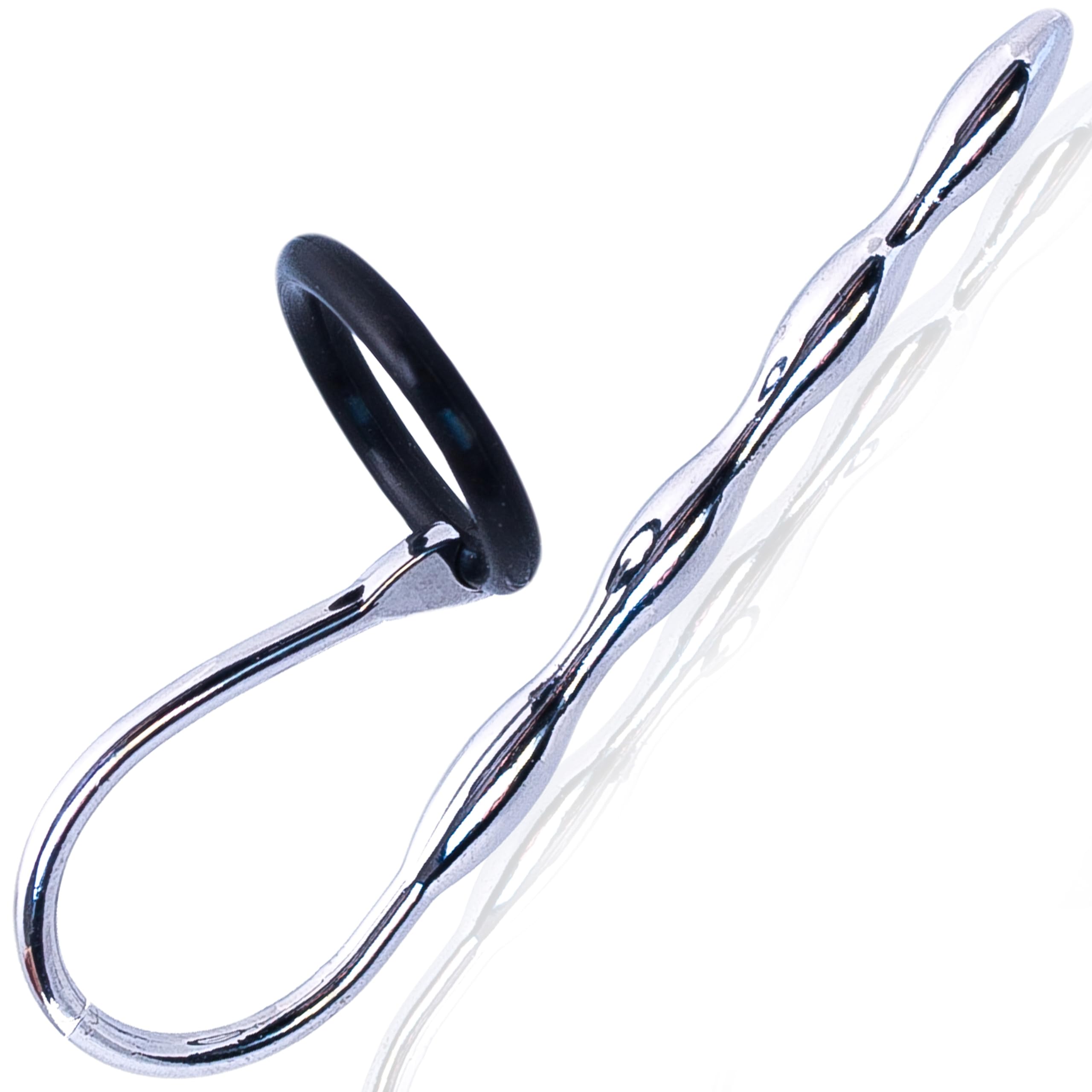 FOPS Dilatatore Uretrale Acciaio Inossidabile 12cm ⌀0.8cm Sonda Uretrale Maschile Sex Toy Uomo Anello Pene 2.5-3cm Urethral Plug Bordi Lisci Argento Per Piacere Intenso N16-23