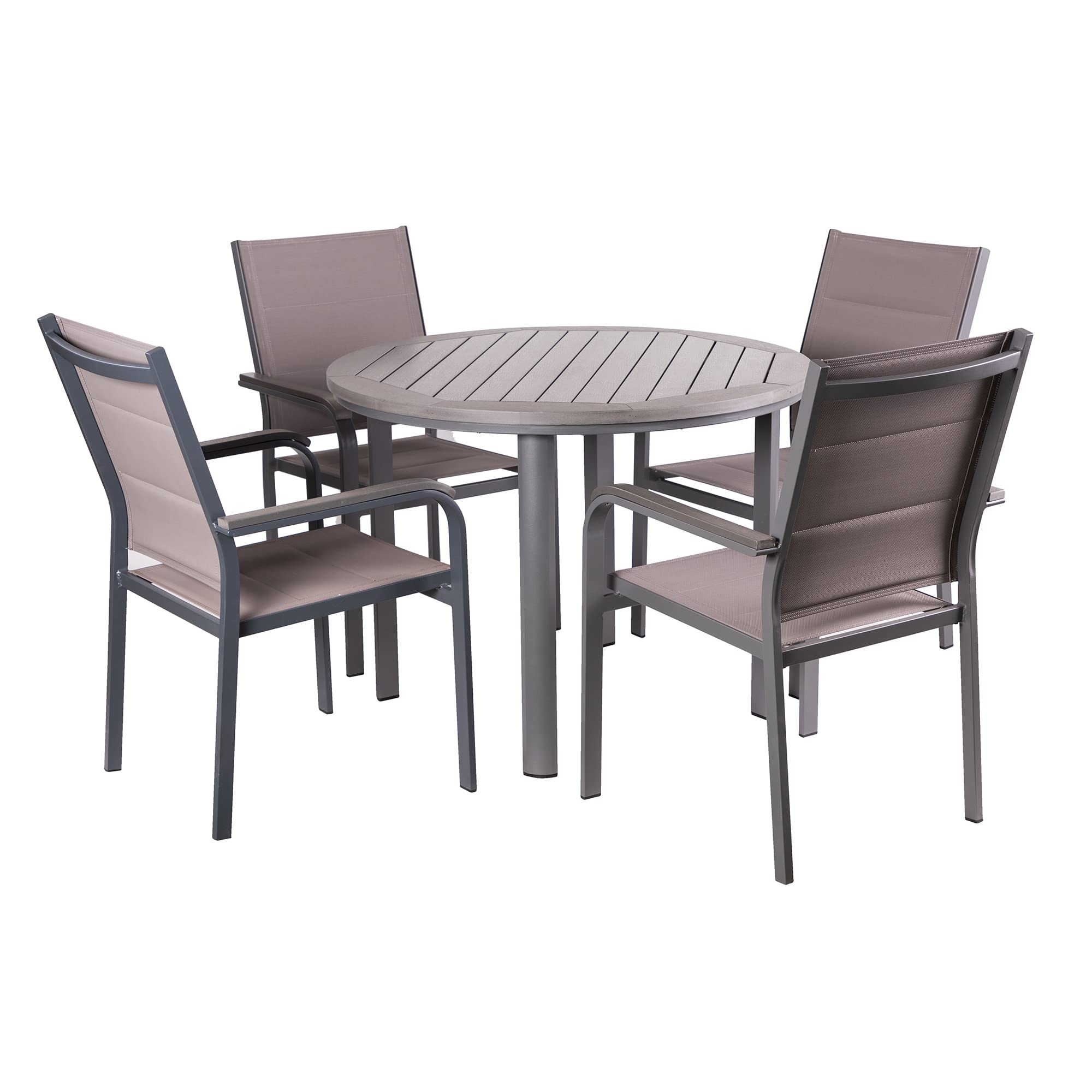 Buy Mykonos Garden Dining Set 4 Seater Outdoor Tables and Chairs Set