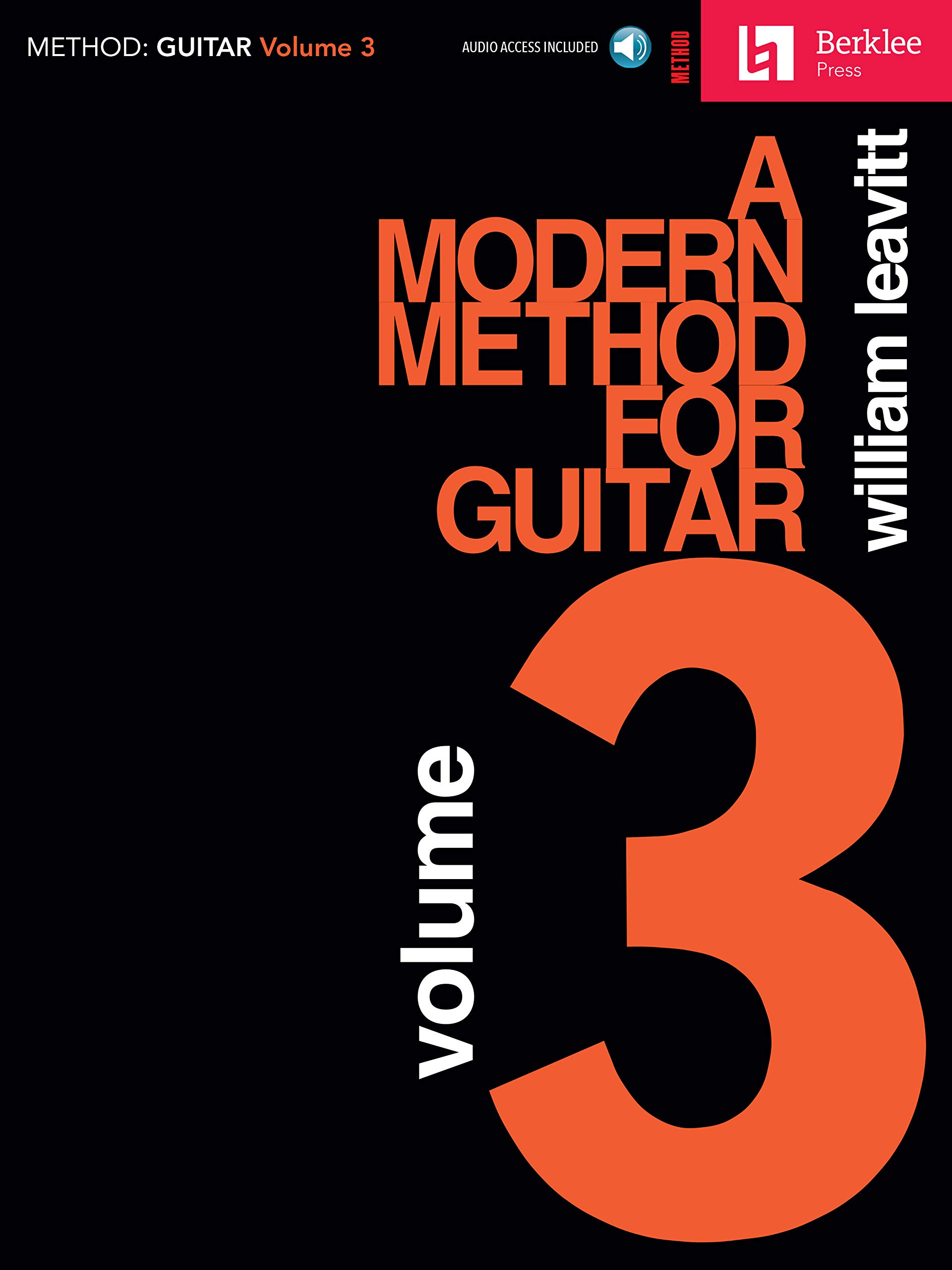 A Modern Method for Guitar Volume 3 ouvrage pédagogique historique guitare Berklee