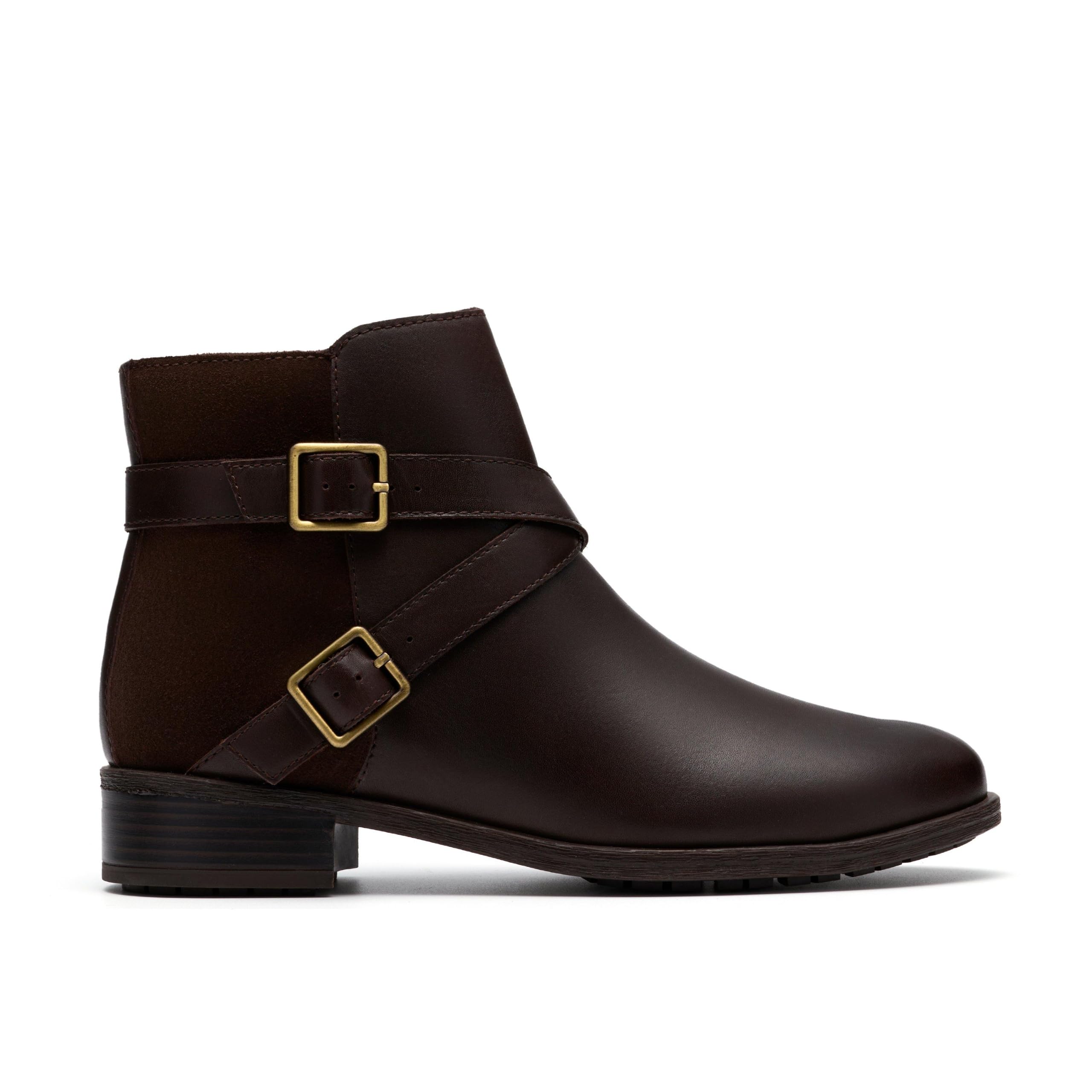 Clarks Havisham Bay Womens Brown Leather, 7