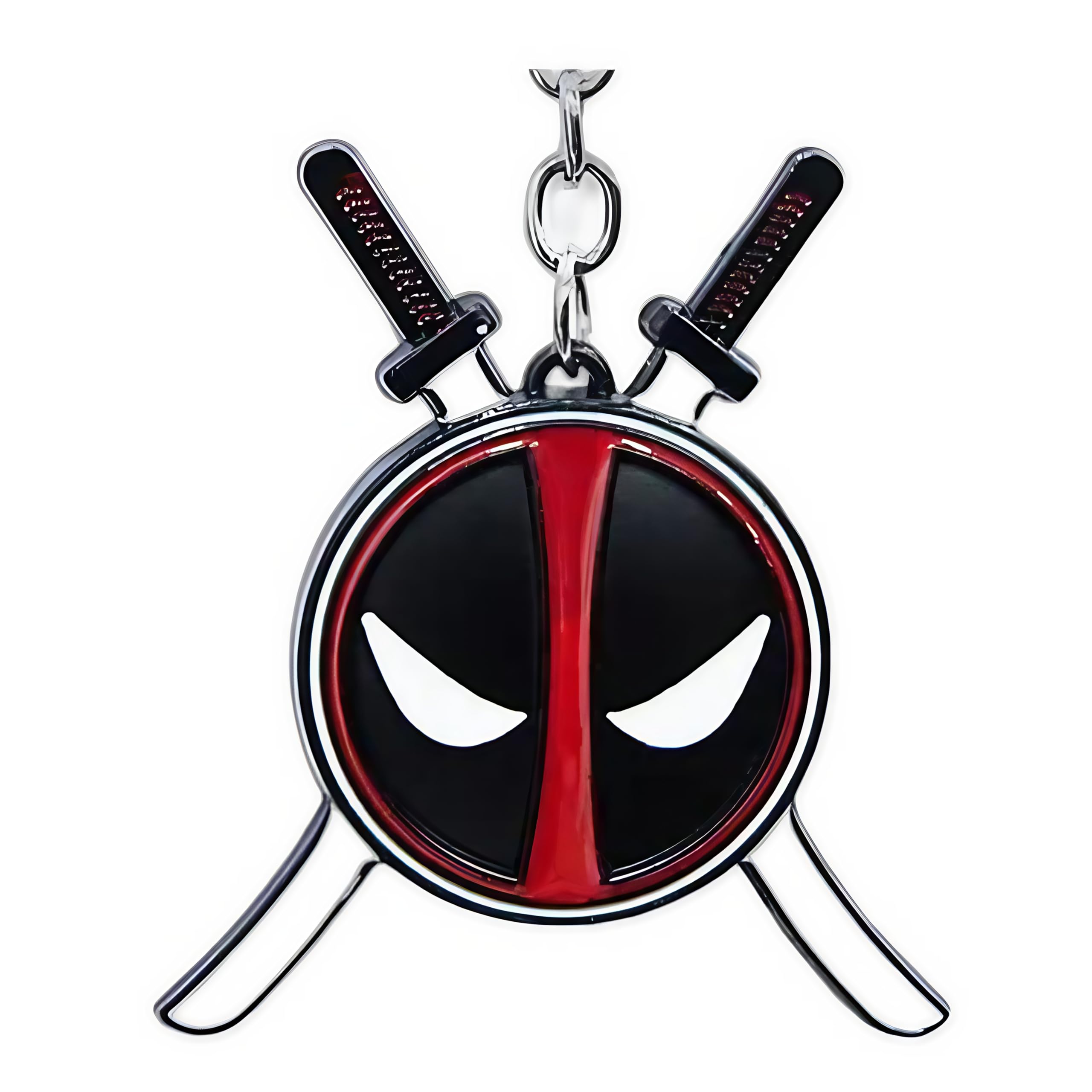 Deadpool Keychain | Limited Edition Rotating Marvel Superhero Metal Keyring for Bike, Car, Gift & Collectors-image-11
