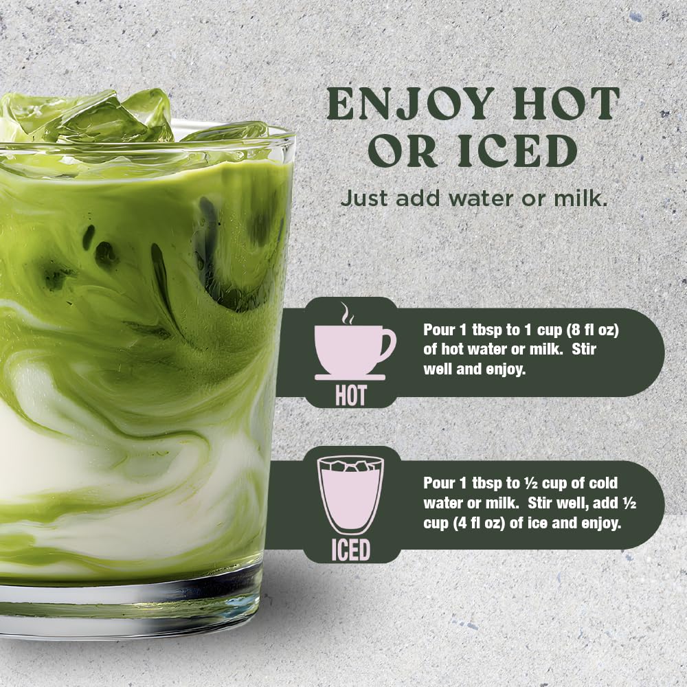 The Harmony Matcha Vanilla 10 Sticks Premium Sweetened Japanese Matcha Powder Rich in Antioxidants L-Theanine Dairy Gluten Preservative — view 7