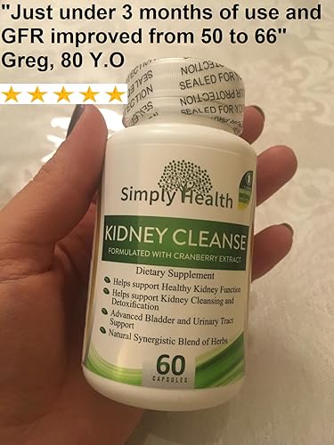 Miniatura 2 de Suplemento prémium para la salud de limpieza y desintoxicación renal con extracto de arándano orgánico que apoya la salud de los riñones, la vejiga