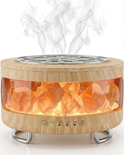 2-in-1 Aroma Diffuser & Punjab Pakistan-Salzkristall Lampe