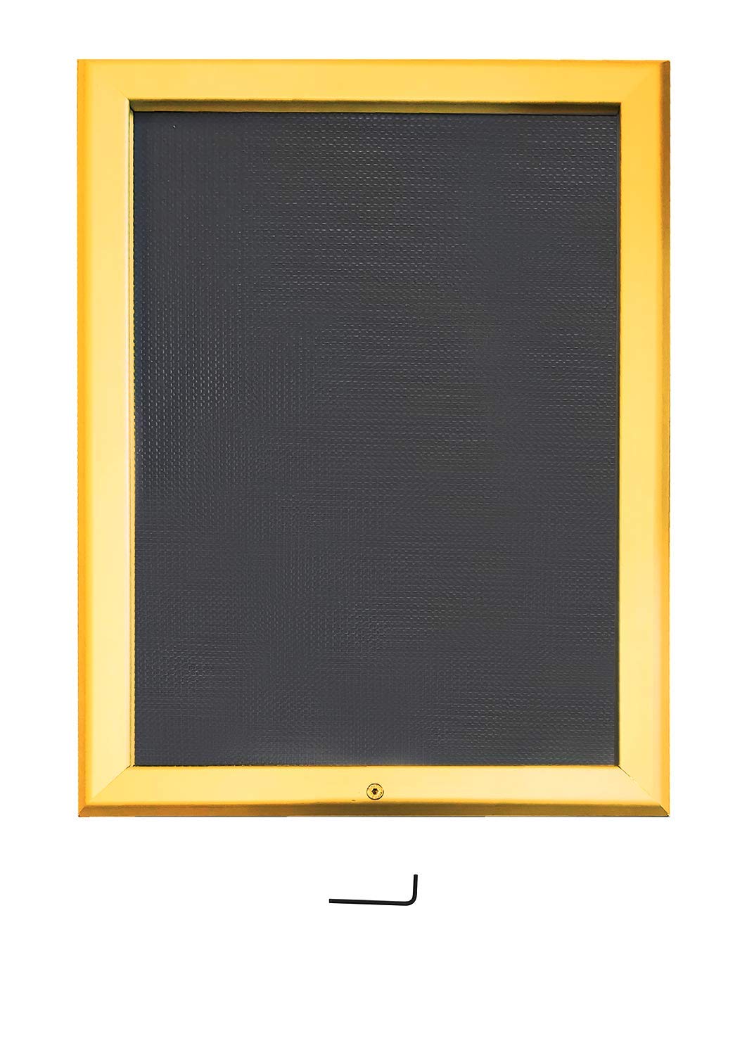 A0 Lockable Silver Black Blue White RED Mitered Snap Frames Aluminium Wall Posters Holder Click Frame Picture Clip Display Retail Wall Notice Boards (Brass Gold Beech)