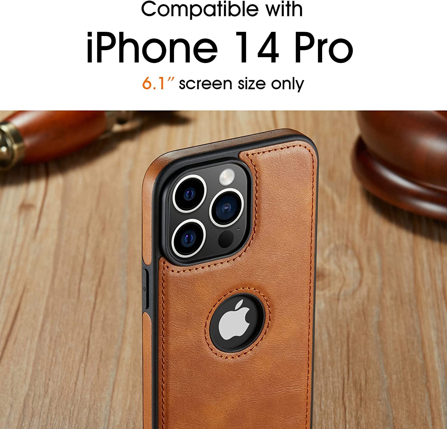 CUSTYPE Cover per iPhone 14 Pro ax con Portafoglio, Custodia per