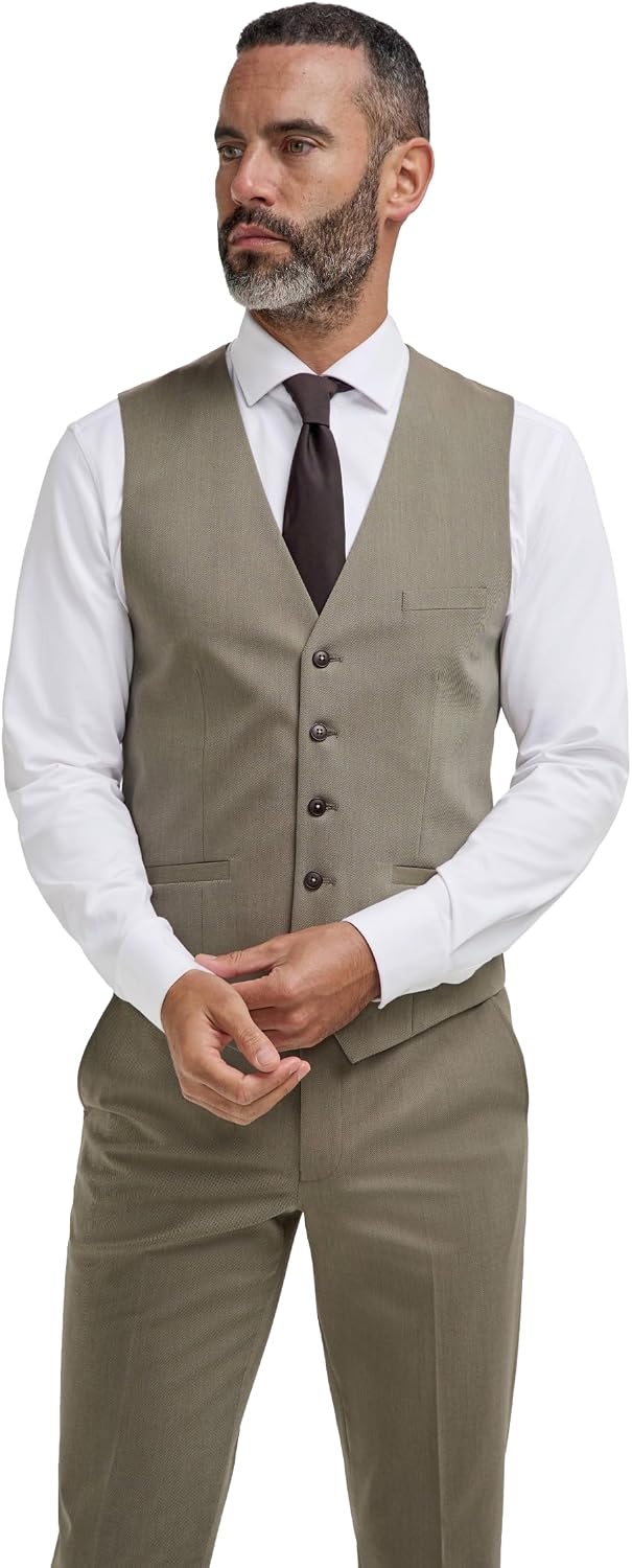 Men’s Sage Green Twill Suit 3 Piece Sold Separately Set Wedding Party Business Set