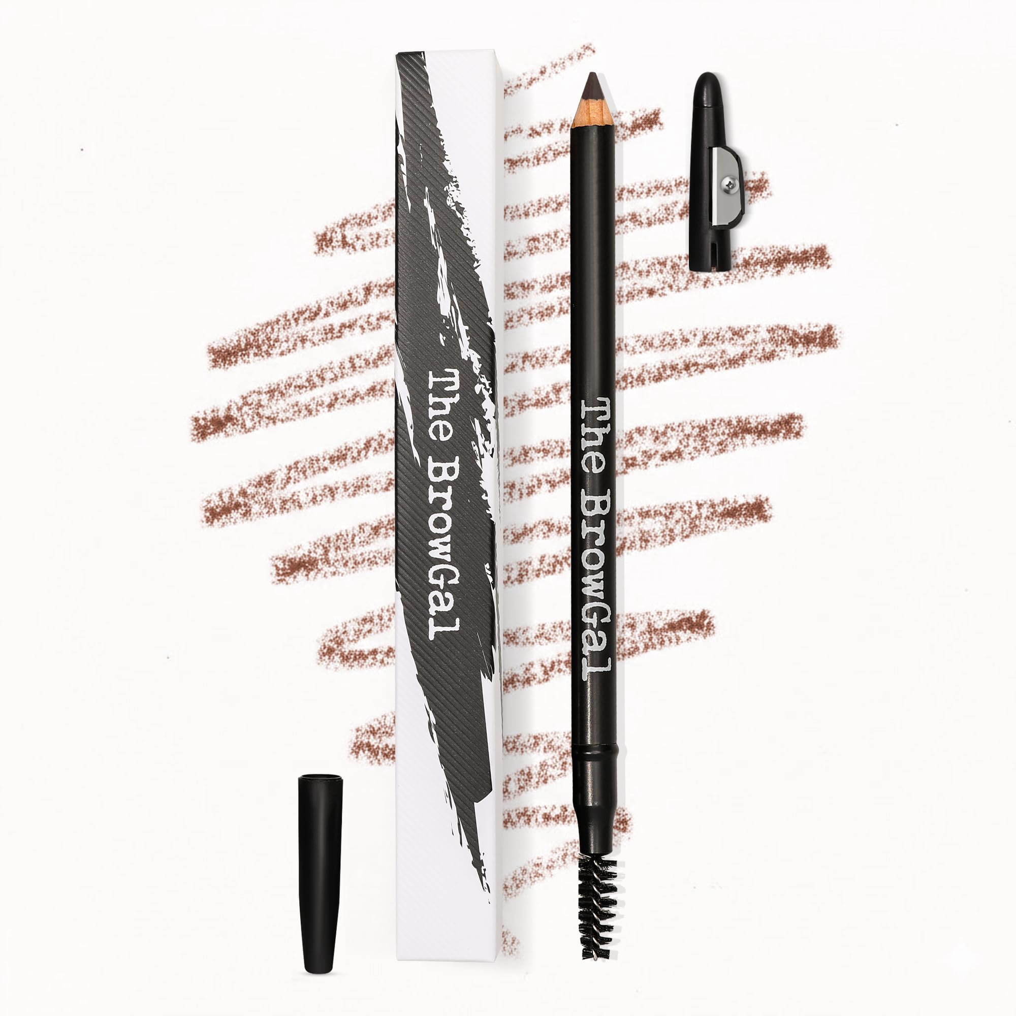 The BrowGal > Breloczek do brwi Skinny Eyebrow Pencil 03 czekoladowy 1,2 g