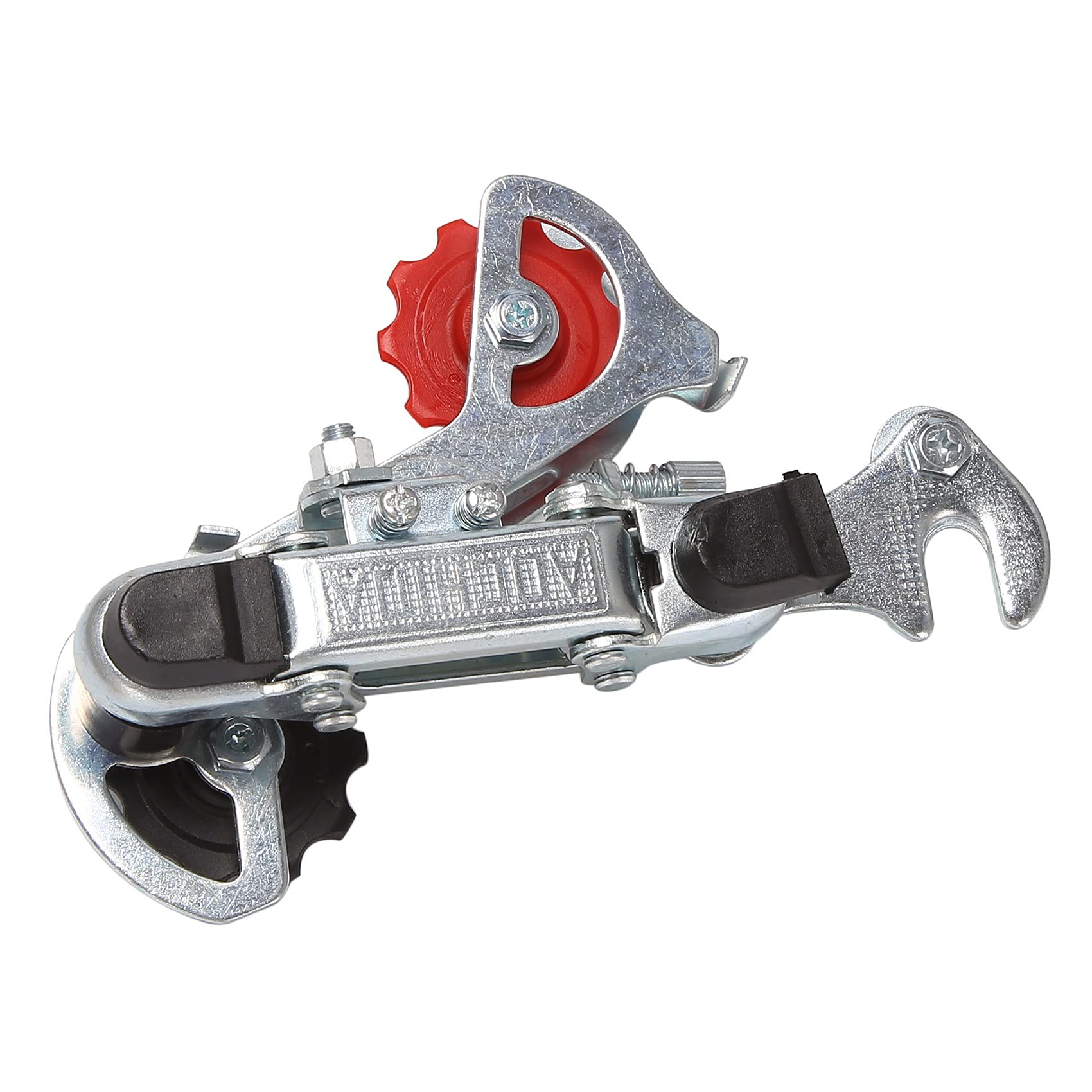 Barabesty Dérailleur Arrière 3-7 Vitesses – Métal Argenté, Compatible Vélo, Remplacement Facile