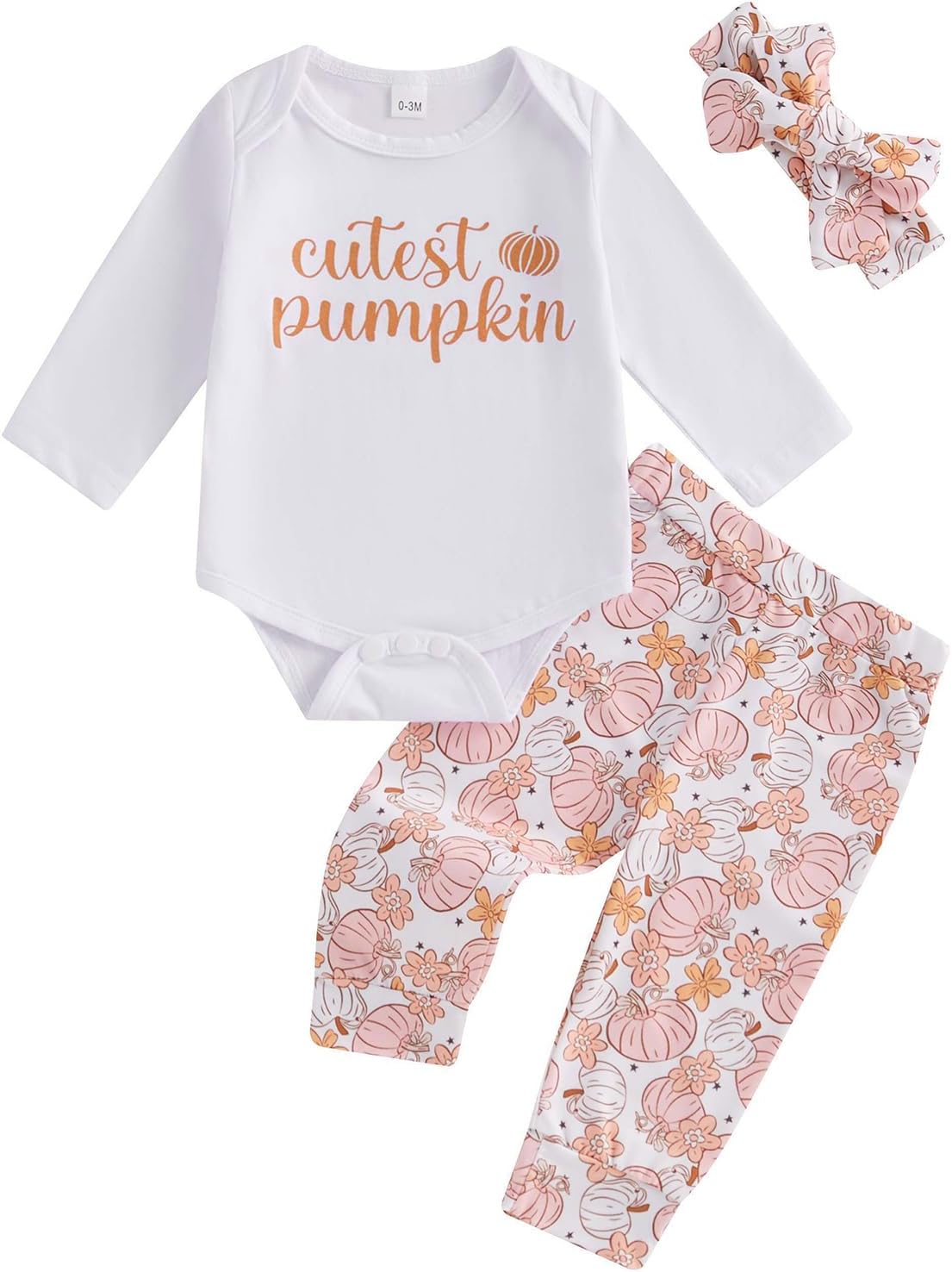 Yassiglia Baby Jungen Halloween Outfit - Kürbis Sweatshirt & Hose Set Für Kleinkinder