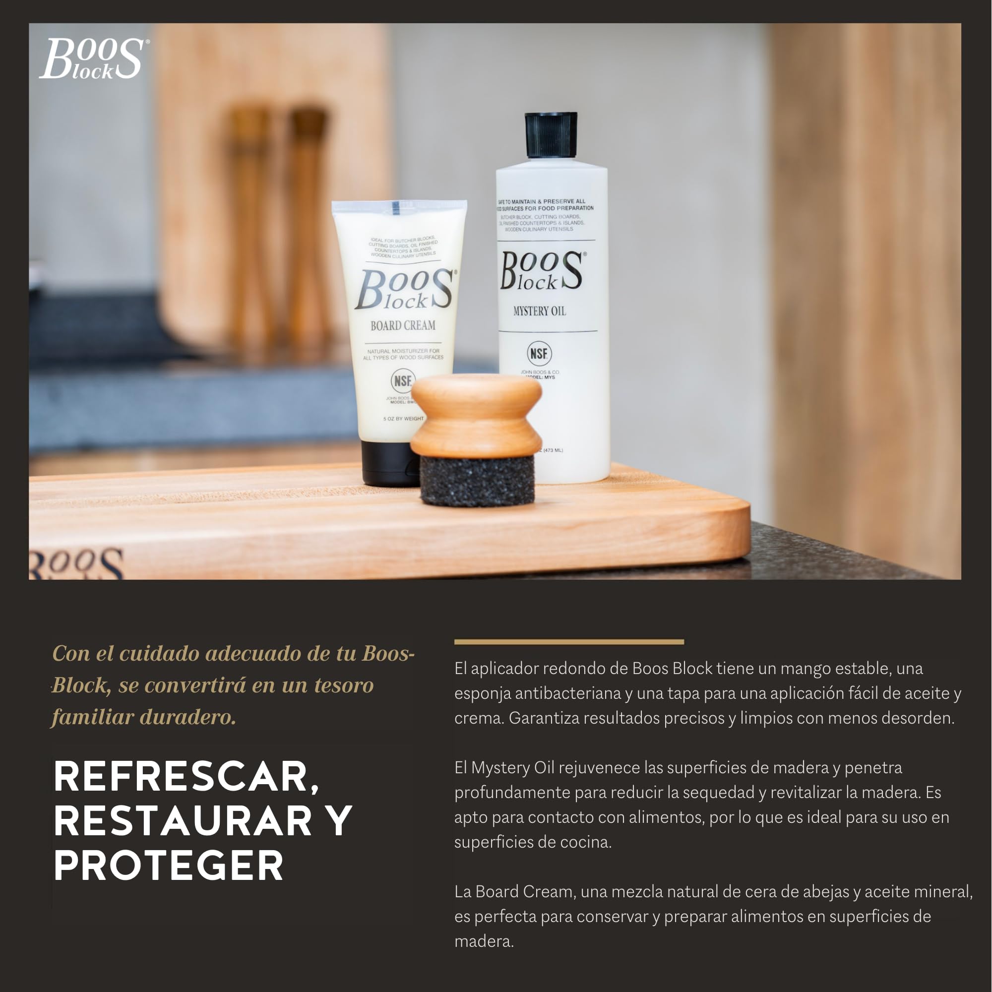 Boos Block Tabla Cortar Cocina - Tabla de Servir - 45,7 x 30,5 x 3,2 cm | Madera dura de arce duro de América del Norte - Reversible