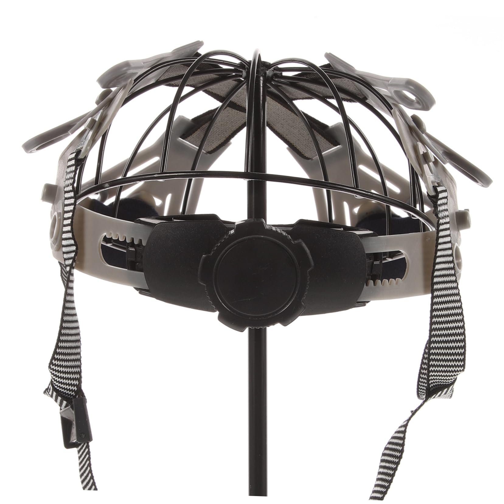 POPETPOP Helmfutter Bauhelm Universal-Schutzhelm-Kinn Ersatz für den Beruhigungsmittel Liner Aufhängung für Sicherheitshut Schutzhelmeinsätze für Herren Plastik Grey